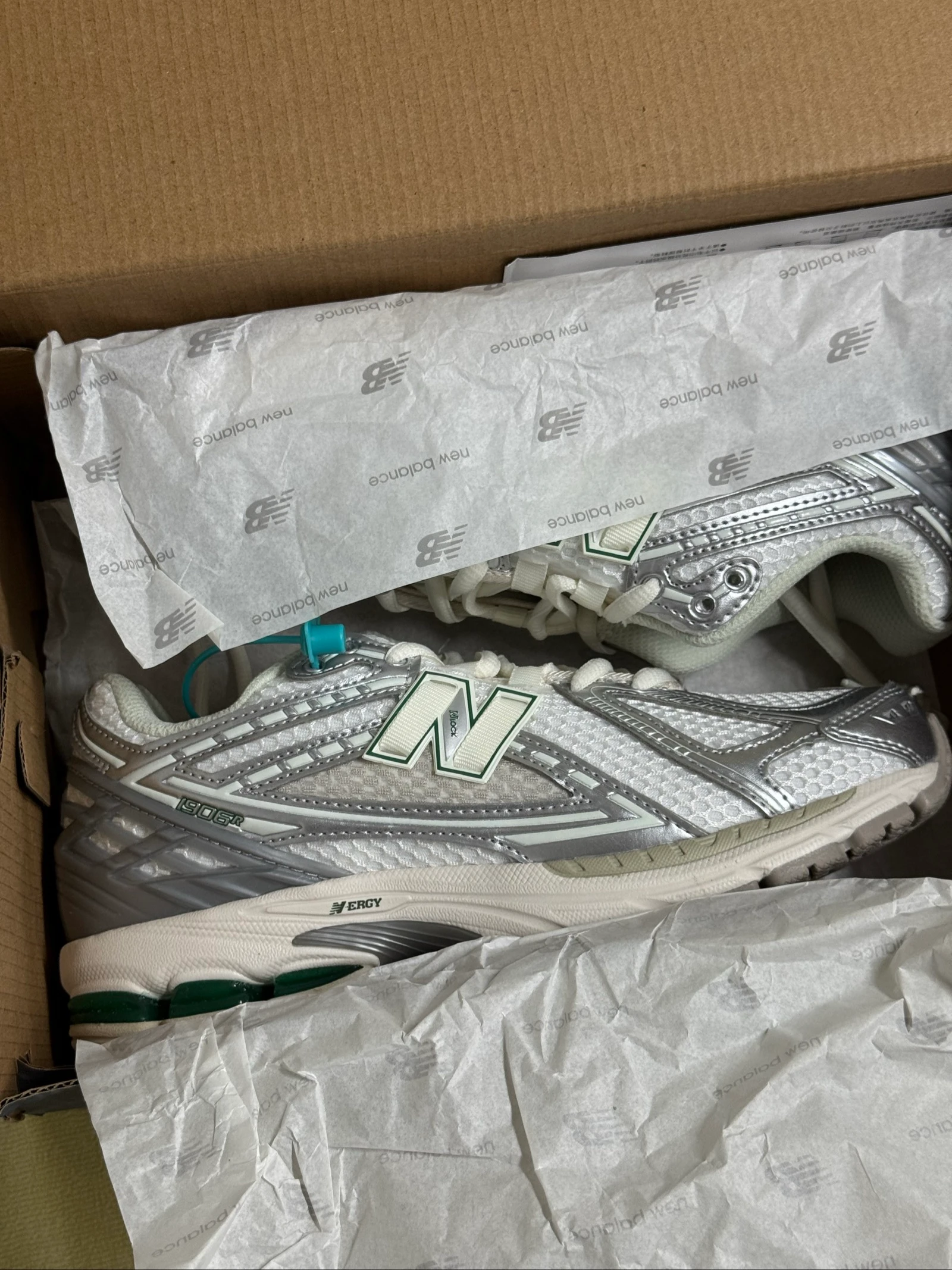 New balance 1906R blanc et vert – photo 5